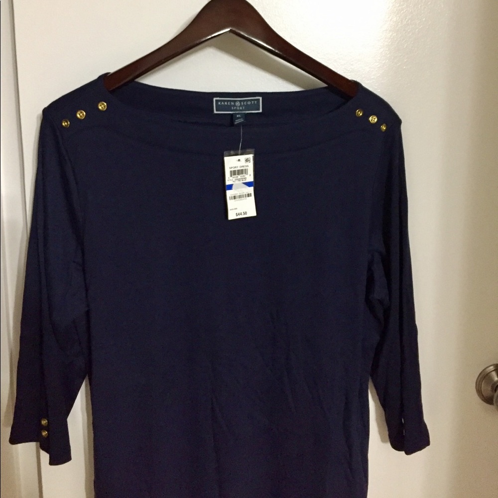 Dark blue dress